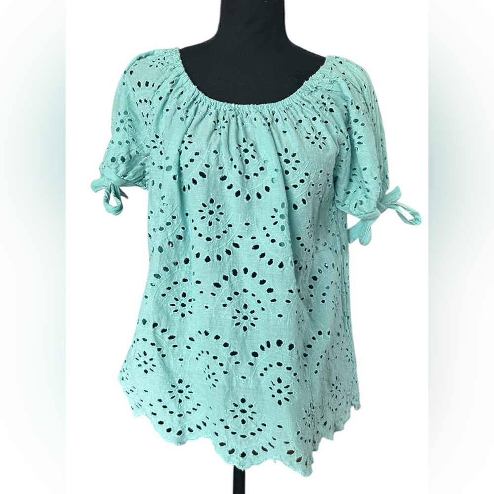 Cynthia Rowley Eyelet Top